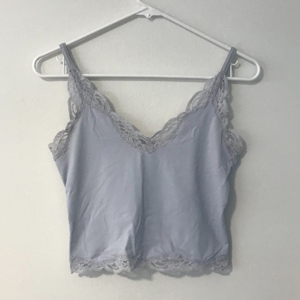 Only Hearts, lace tank top, blue